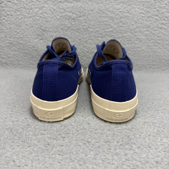 Moonstar Gym Classic Mens 7 Shoes Dark Blue White Fine Vulcanized Japan Sneakers - Picture 5 of 9